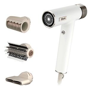 Shark SpeedStyler White Lightweight Hair Dryer with Styling Attachments